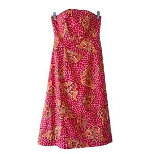 Lilly Pulitzer Cha Cha Butterfly Halter Dress Size 2 ~